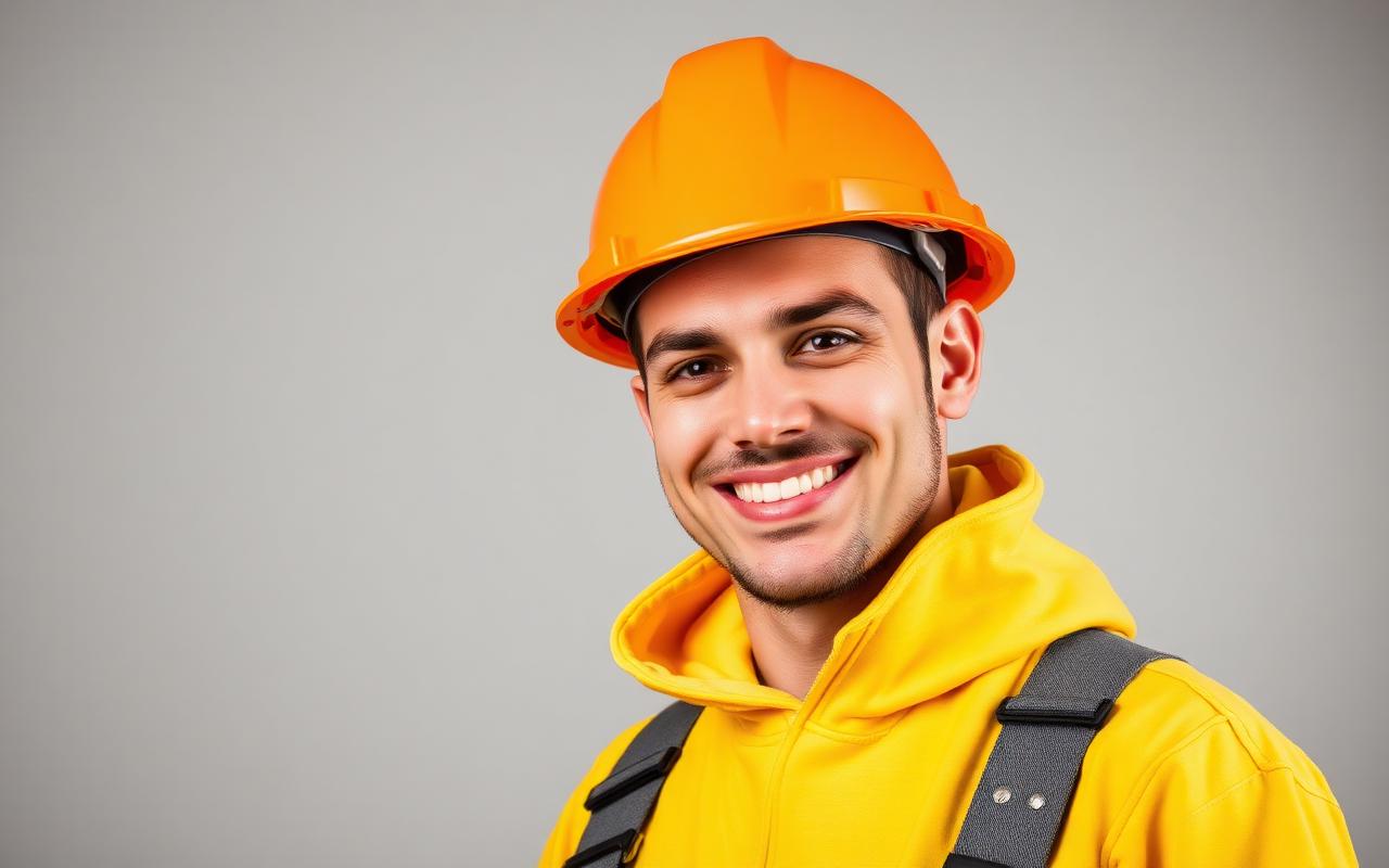 Bad example: faceless stock 'roofers'